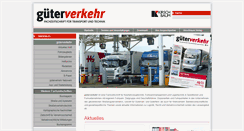 Desktop Screenshot of gueterverkehr-online.de